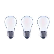 Photo 1 of 60-Watt Equivalent A15 Dimmable Frosted Glass Filament LED Vintage Edison Light Bulb Bright White (4 3-Packs)
