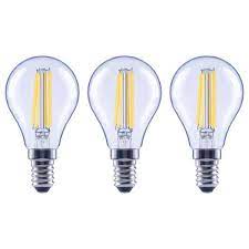 Photo 1 of 60-Watt Equivalent A15 Dimmable Appliance Fan Clear Glass Filament LED Vintage Edison Light Bulb Soft White (4 3-Pack)

