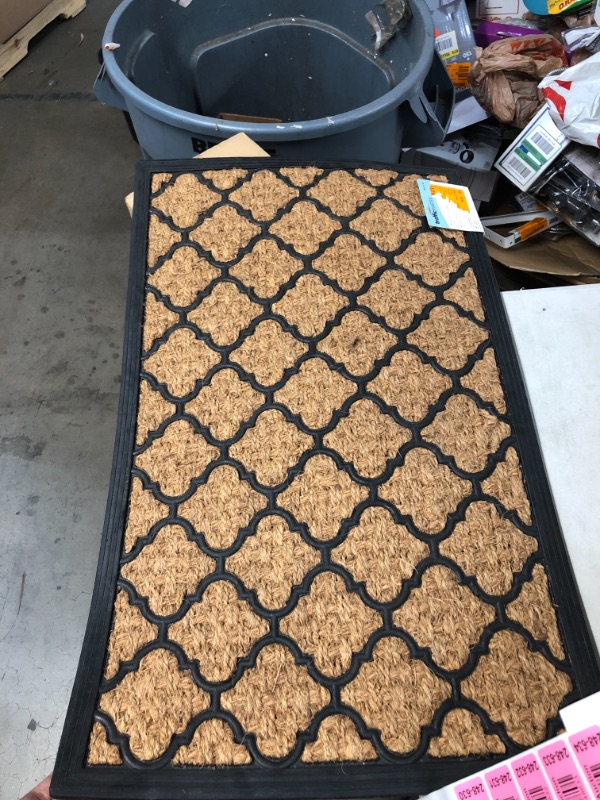 Photo 1 of 18 X 30 INCH TRAFFIC MASTER COIR AND RUBBER FLOOR MAT 