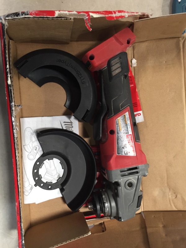 Photo 1 of M18 18-Volt Lithium-Ion Cordless 4-1/2 in. Cut-Off/Grinder (Tool-Only)
AS IS USED, DAMAGED, NON FUNCTIONAL PARTS ONLY, PLEASE SEE PHOTOS 
