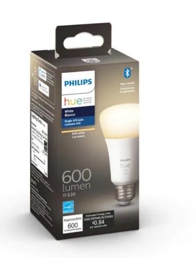 Photo 1 of White A19 LED 50-Watt Equivalent Dimmable Wireless Smart Light Bulb with Bluetooth
(2 BOXES, 2 LIGHT BULBS, PLEASE SEE PHOTOS) 