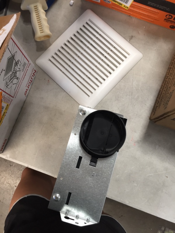 Photo 3 of 50 CFM Ceiling/Wall Mount Bathroom Exhaust Fan