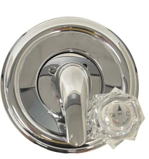 Photo 1 of 1-Handle Valve Trim Kit in Chrome for Delta Tub/Shower Faucets (Valve Not Included)
PREVIOUSLY OPENED