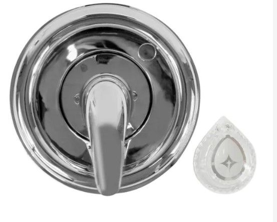 Photo 1 of 1-Handle Valve Trim Kit in Chrome for MOEN Tub/Shower Faucets (Valve Not Included)
PREVIOUSLY OPENED 