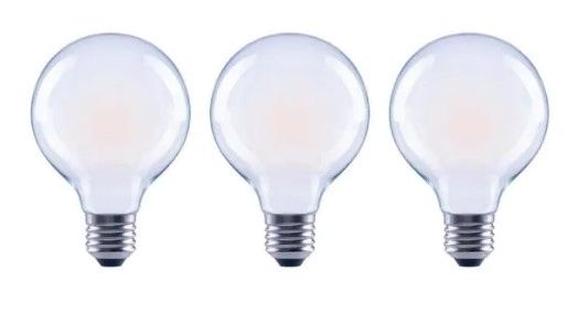 Photo 1 of 40-Watt Equivalent G25 Globe Dimmable ENERGY STAR Frosted Glass Filament LED Vintage Edison Light Bulb Daylight (3-Pack)
(2 BOXES,6 LIGHT BULBS) 