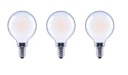 Photo 1 of 60-Watt Equivalent G16.5 Globe Dimmable Frosted Glass Filament Vintage LED Light Bulb Soft White (3-Pack)
(2 BOXES, 6 LIGHT BULBS) 