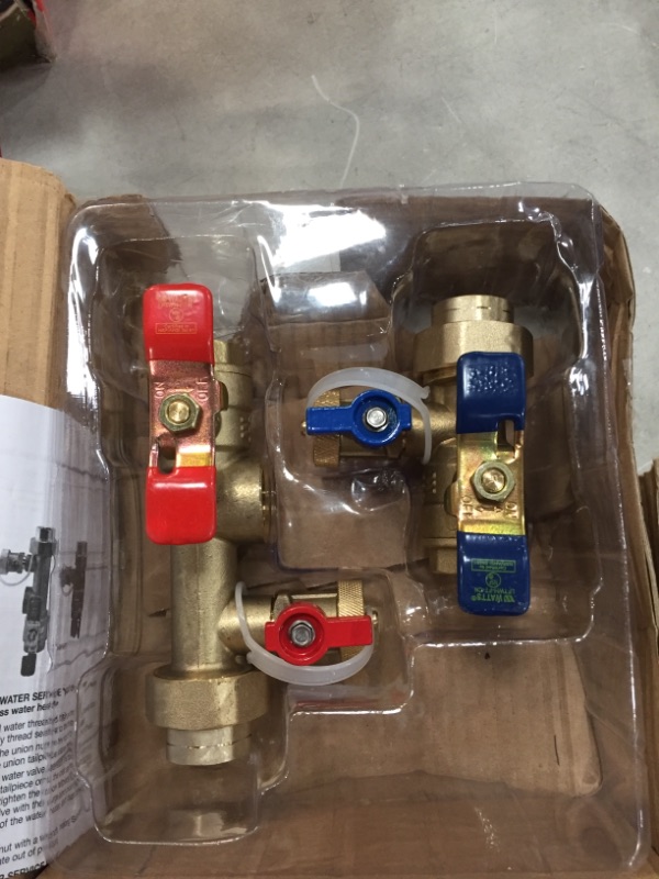 Photo 2 of 2-Piece Lead-Free Brass Tankless Water Heater Valve Set
PREVIOUSLY OPENED