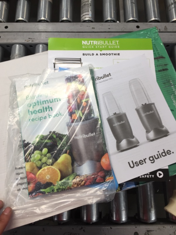 Photo 3 of NutriBullet Pro - 13-Piece High-Speed Blender/Mixer System with Hardcover Recipe Book Included