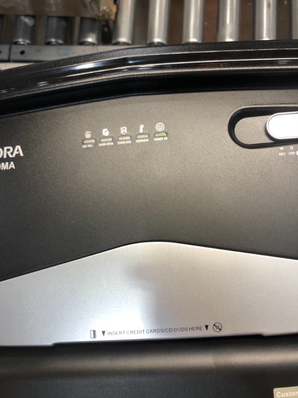 Photo 3 of Aurora AU1210MA Professional Grade High Security 12-Sheet Micro-Cut Paper/ CD and Credit Card/ 60 Minutes Continuous Run Time Shredder
