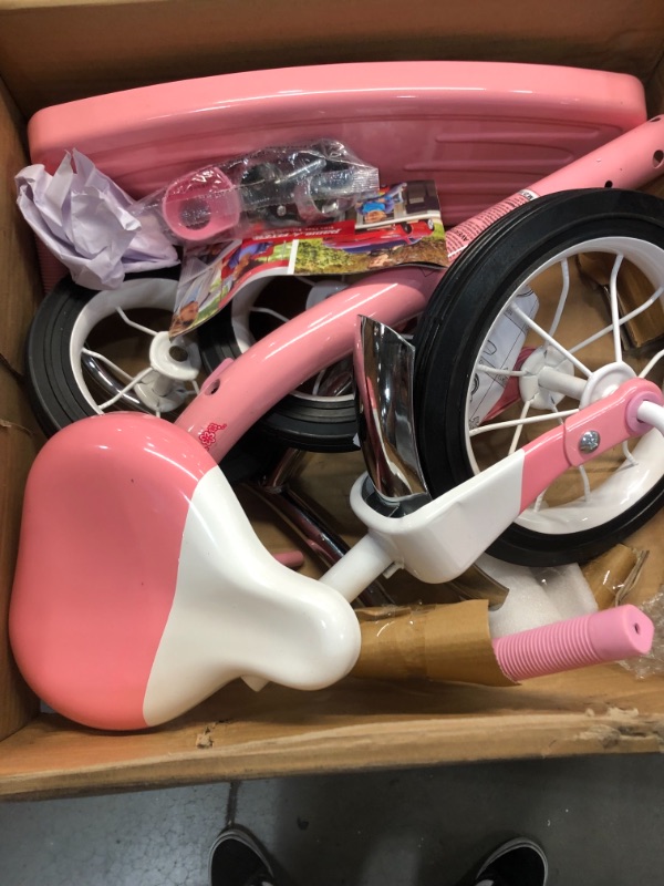 Photo 2 of **incomplete** Radio Flyer Classic Pink 10" Tricycle, toddler trike, ages 2-4

