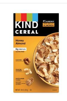 Photo 1 of 8ea. Kind Cereal Honey Almond 10 Oz...EXP 08/13/2021
