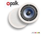 Photo 1 of Polk Audio RC60i Pair 6.5 2-way in-Ceiling Speakers
