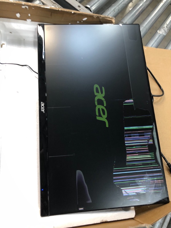 Photo 2 of Acer R241Y Bbix 23.8" Full HD (1920 x 1080) IPS Monitor | AMD FreeSync Technology | Ultra-Thin | Edge-to-Edge | Zero-Frame | 1ms VRB | 75Hz | (HDMI & VGA Ports)
**MONITOR HAS PIXLE DAMAGE REFER TO PHOTO**