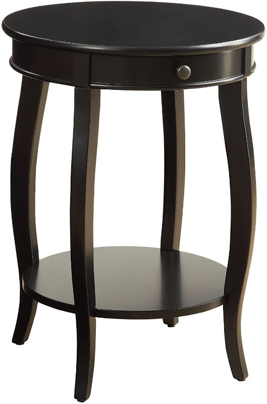 Photo 1 of ACME Furniture Alysa Side Table, Black, One Size
**HARDWARE INCOMPLETE, SMALL SCRATCHES ON TOP REFER TO PHOTO**
