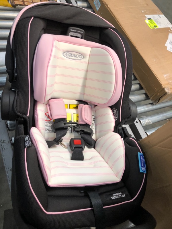 Photo 3 of Graco SnugRide SnugFit 35 DLX Infant Car Seat, Eliza
