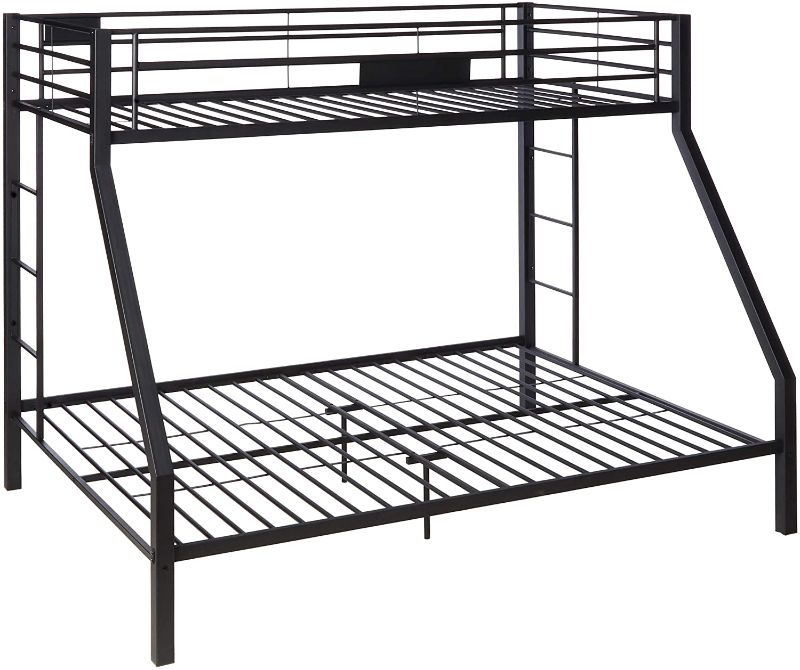Photo 1 of **THIS IS NOT A COMPLETE BED SET, BOX1 OF 2 ONLY***, BOX 2 OF 2 MISSING ***
ACME Limbra Twin XL/Queen Bunk Bed - 38000 - Sandy Black
