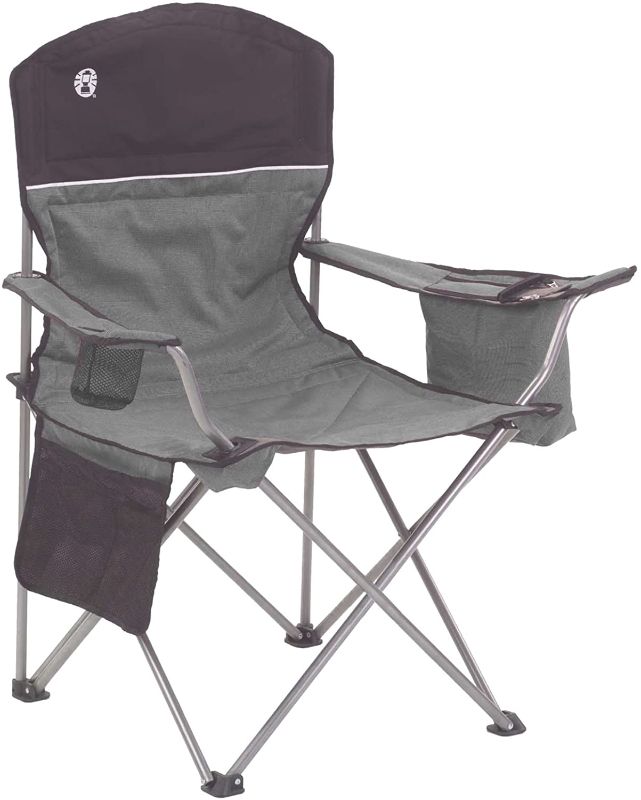 Photo 1 of  Camping Chair 
**LEFT ARM REST IS BROKEN**
**ACTUAL CHAIR IS DIFFERENT FROM STOCK PHOTO**