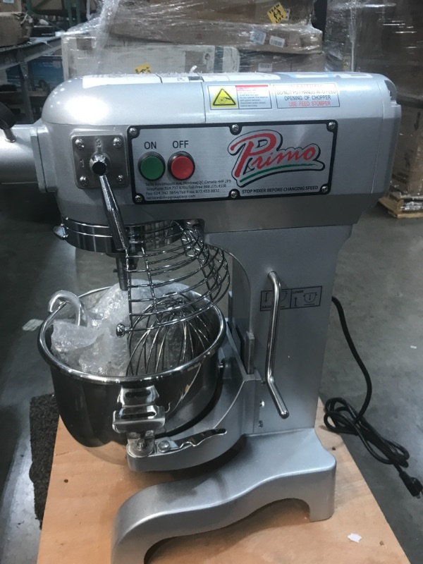 Photo 5 of Primo PM-10 10 qt Planetary Mixer - Bench Model, 3/5 hp, 120v