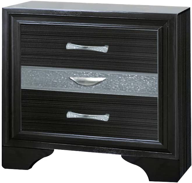 Photo 1 of ACME Naima Black Nightstand
