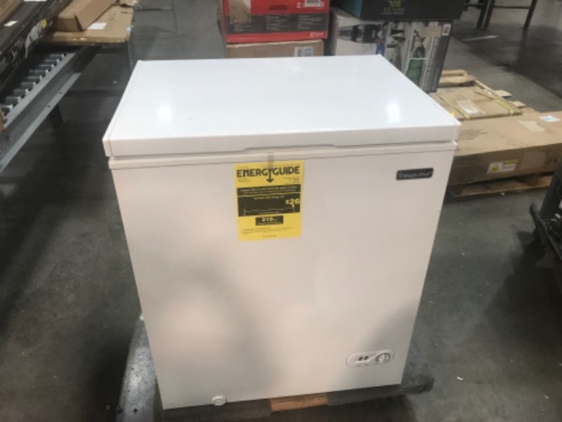 Photo 2 of Magic Chef
5.0 cu. ft. Chest Freezer in White