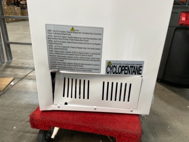 Photo 1 of 5.0 cu. ft. Chest Freezer in White
