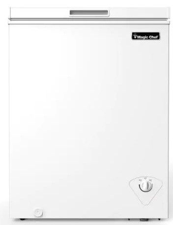 Photo 1 of 5.0 cu. ft. Chest Freezer in White
