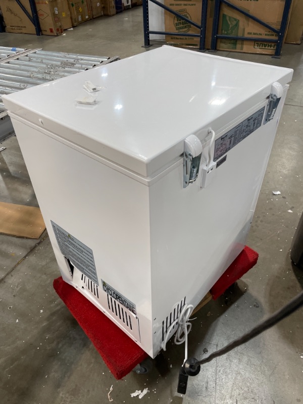 Photo 1 of 5.0 cu. ft. Chest Freezer in White
