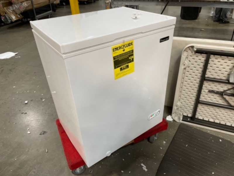 Photo 1 of 5.0 cu. ft. Chest Freezer in White
