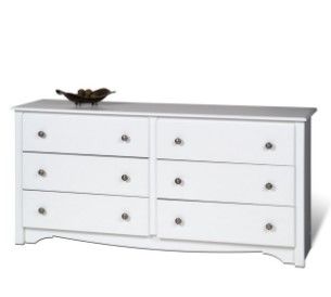 Photo 1 of  6 Drawer Dresser, White