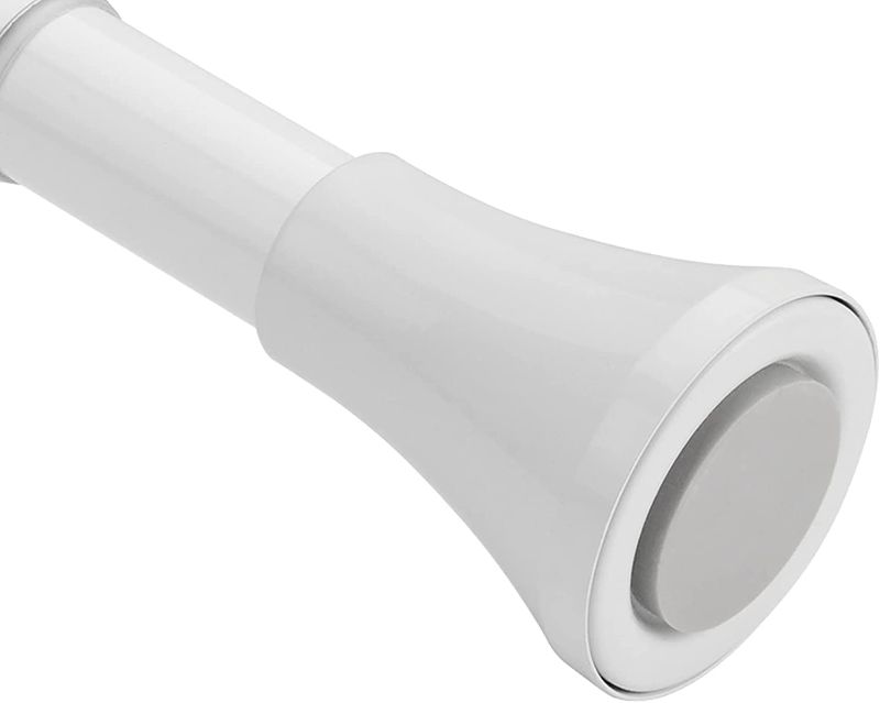 Photo 1 of 
AmazerBath White Shower Curtain Rod 26-42 Inches Adjustable Tension Curtain Rod No Drill Bathroom Curtain Rod Rust-Resistant for Bathroom Bedroom Window CHROME
