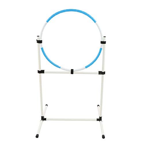 Photo 1 of  Agility Hoop Set for Dogs - Backyard Dog Agility Equipment Training Hoop Outdoor and Indoor Dog Agility Course Kit