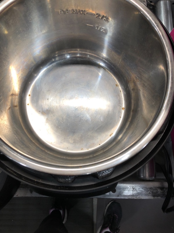 Photo 4 of 
Instant Pot Duo 7-in-1 Electric Pressure Cooker, Slow Cooker, Rice Cooker, Steamer, Sauté, Yogurt Maker, Warmer & Sterilizer, 8 Quart, Stainless Steel/Black
Size:8qt