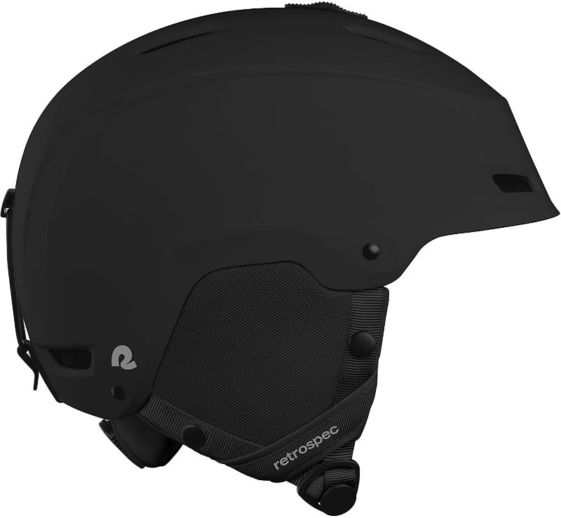 Photo 1 of 
Retrospec Zephyr Ski & Snowboard Helmet for Adults - Adjustable with 9 Vents - Impact Resistant ABS Shell & EPS Foam
Color:Matte Black
