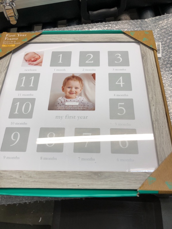 Photo 2 of 
Kate & Milo Baby’s First Year Picture Frame, Woodland Nursery, Rustic
