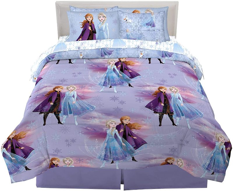 Photo 1 of 
Franco Kids Bedding Super Soft Comforter and Sheet Set with Sham, 7 Piece Full Size, Disney Frozen 2