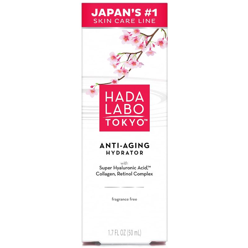 Photo 1 of 
Hada Labo Tokyo Anti-Aging Hydrator 1.7 Fl. Oz - with Super Hyaluronic Acid, Collagen and Retinol Complex - lightweight anti aging serum helps increase.