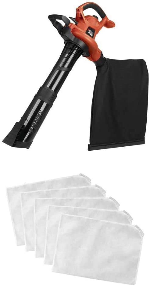 Photo 1 of BLACK+DECKER 3-in-1 Electric Leaf Blower with Leaf Blower Vacuum Bags, Disposable (BV6600 & BV-008)
PARTS  ONLY