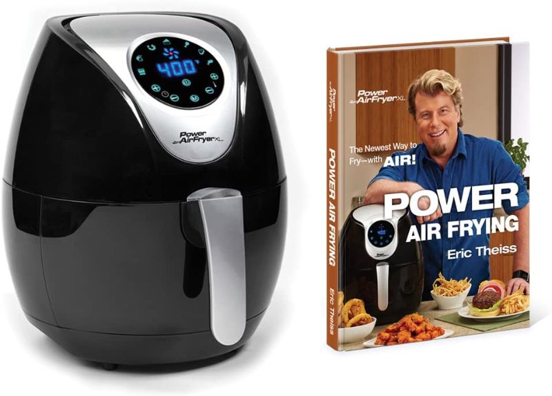 Photo 1 of Power Air Fryer XL Deluxe 3.4 Qt with Power Air Frying Hardcover Cookbook by Eric Theiss
