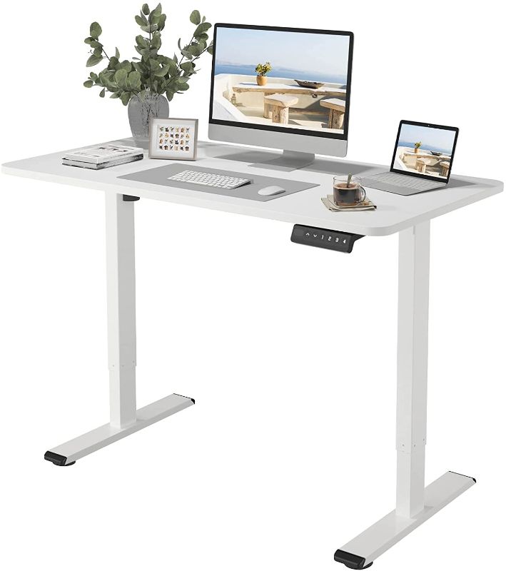 Photo 1 of Flexispot EN1 Electric Stand Up Desk Workstation with Desktop Whole-Piece Desk Ergonomic Memory Controller Standing Desk Height Adjustable (48x30, Black...
SIMILAR TO PHOTO