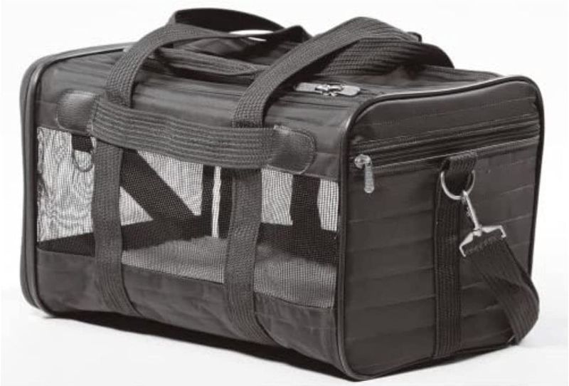 Photo 1 of Sherpa Original Deluxe Airline Approved Pet Carrier, Soft Liner, Mesh Windows, Spring Frame
