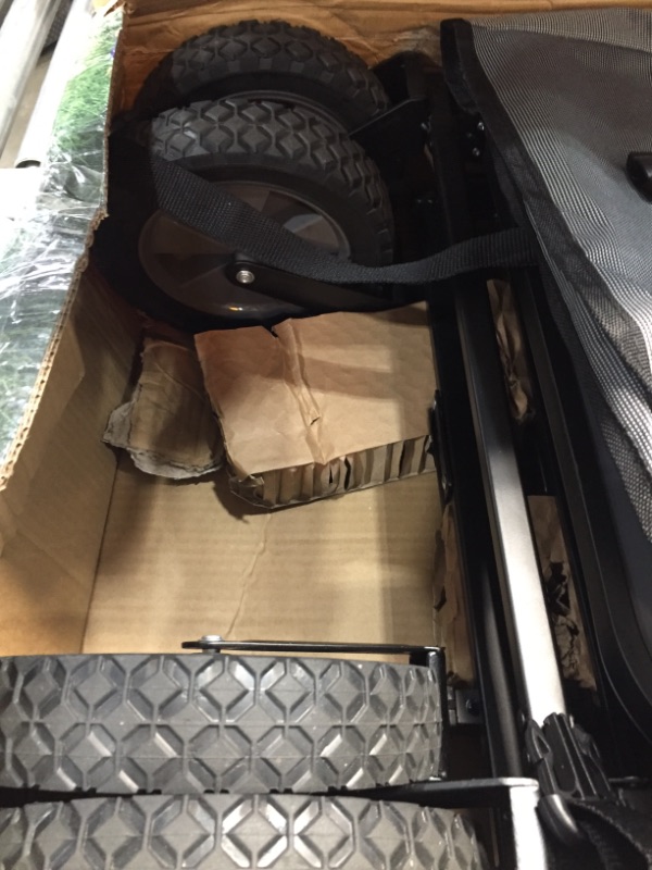 Photo 1 of Mac Sports Collapsible Outdoor Utility Wagon with Folding Table and Drink Holders, Gray
PARTS ONLY