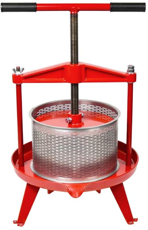 Photo 1 of 2.38 Gallon Heavy-duty Cross-beam Stainless Steel Fruit and Wine Press
