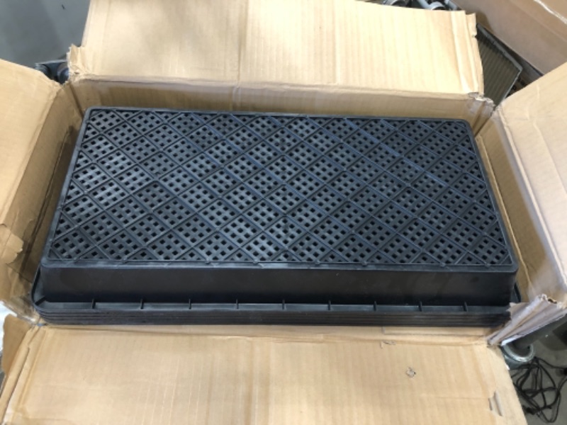 Photo 1 of 1020 Mesh Bottom Trays 5 Pack - Heavy Duty Microgreens Growing Trays - Plastic Plant Trays for Indoors Seed Starting - Propagation Tray for Microgreens & Wheatgrass Sprouting
