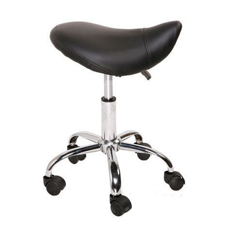 Photo 1 of Leather Saddle Stool
