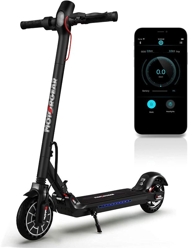 Photo 1 of Folding Electric Scooter for Adults - 300W Brushless Motor Foldable Commuter Scooter w/ 8.5 Inch Pneumatic Tires, 3 Speed Up to 19MPH, 18 Miles, Disc Brake & ABS, for Adult & Kids - Hurtle HURES18-M5