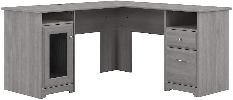 Photo 1 of Bush Furniture Cabot L Shape Desk, Modern Gray
