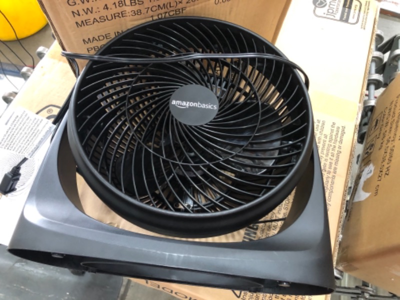 Photo 2 of Amazon Basics 3 Speed Small Room Air Circulator Fan, 11-Inch
