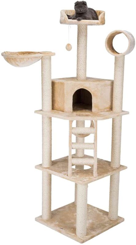 Photo 1 of ''PARTS ONLY'' TRIXIE Pet Products Cat Tree Play House Scratcher Condo Pet House Combo
