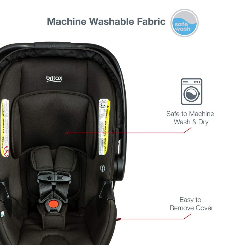 Photo 1 of  B-Safe Gen2 Travel System, Eclipse Black SafeWash
