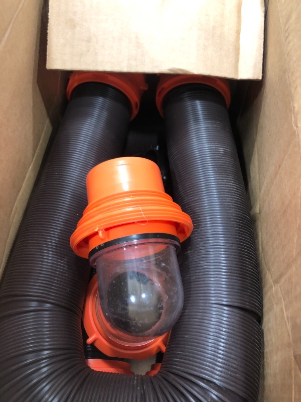 Photo 2 of Camco 39742 RhinoFLEX 20' RV Sewer Hose Kit with Swivel Fitting